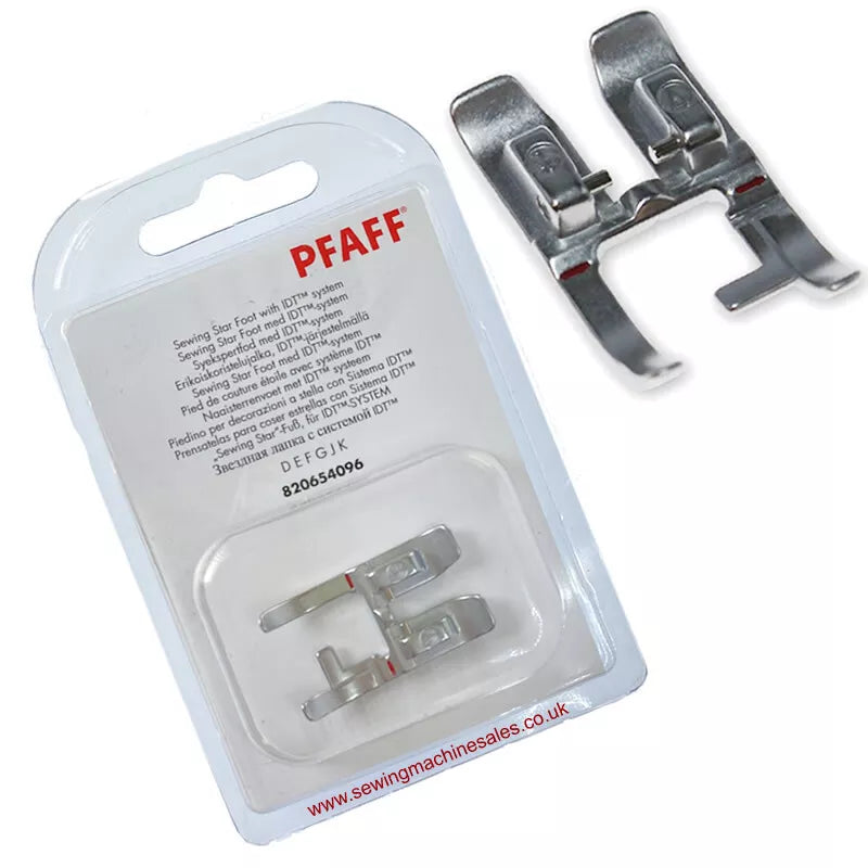 PFAFF sewing Star Foot with IDT system